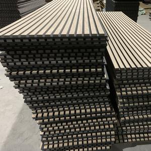 Panel Acústico Decorativo de Pared con Listones, Moderno y de Alta Calidad, Paneles Acústicos de MDF Insonorizantes, Panel Acústico de Madera Personalizado - Product Image 5