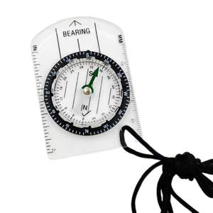 Boussole de randonnée en plastique durable avec échelle de carte et cadran lumineux - Règle multifonctionnelle (cm/pouces) pour le camping et la navigation - Product Image 3