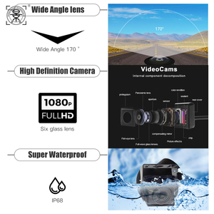 360 °   Système de caméra de vision panoramique AHD 1080P pour voiture, vision nocturne, assistance au stationnement complète, meilleur <span class=keywords><strong>prix</strong></span> pour berline/<span class=keywords><strong>SUV</strong></span>, installation facile - Product Image 5