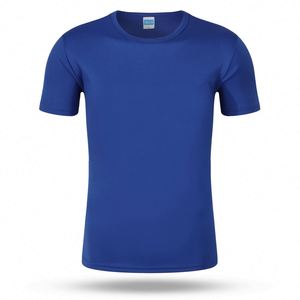 Camiseta Deportiva de Secado Rápido para Hombre, 100% Poliéster, Lisa, para Gimnasio, Ideal para Impresión de Logotipos, Venta al Por Mayor - Product Image 1