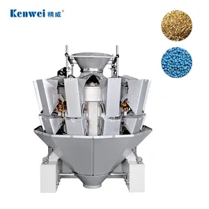 Accuracy automatic weighing packaging machine 10 head combination scale packaging machine for nuts screw