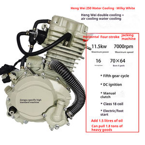 Motor de Motocicleta de 200cc Refrigerado por Líquido - Product Image 3