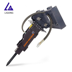 كسارة هيدروليكية علوية للجرافة الانزلاقية لتكسير الصخور الصلبة وهدم الخرسانة الثقيلة - Product Image 5