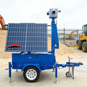 Sistema di Sorveglianza CCTV <span class=keywords><strong>Solare</strong></span> Compatto e Pieghevole su Rimorchio per Implementazione Rapida in Zone Montane Remote - Product Image 2