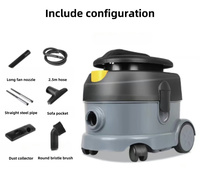Mini aspirateur humide et sec nettoyeur à vapeur nettoyage des sols avec fil couleur noir ou rouge
