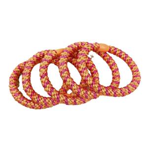 Élastiques à cheveux <span class=keywords><strong>arc</strong></span>-<span class=keywords><strong>en</strong></span>-<span class=keywords><strong>ciel</strong></span> pour femmes, élastiques à cheveux élastiques, bracelets pour filles, bandeaux épais, grands chouchous, Knekki Haar Elastiek - Product Image 5