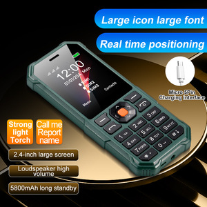 Nouveau téléphone portable pour personnes âgées 2025, 3 cartes SIM, léger, résistant aux chocs, GSM, avec gros boutons, clavier QWERTY, écran TFT 2,4 pouces - Product Image 6