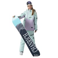 Combinaison de ski pour couple, à capuche, avec fermeture éclair, respirante, imperméable, pour snowboard, vêtements techniques d'hiver professionnels pour hommes et femmes