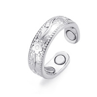 Haute qualité classique bague Vintage magnétique cuivre anneau sain femmes hommes réglable cuivre anneaux