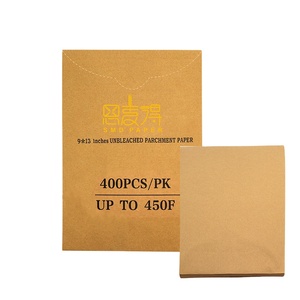 Bộ giấy gói thực phẩm màu nâu tái chế, khổ theo yêu cầu khách hàng, 80 gsm, chống dầu mỡ, gói 5 tờ - Product Image 5