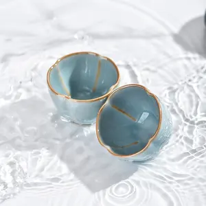 ชุดแก้วเซรามิก <span class=keywords><strong>Brewista</strong></span> แก้วกาแฟทำมือ จิ่งเต๋อเจิ้น พอร์ซเลน - Product Image 1