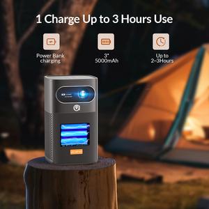 20 + Toàn Cầu Kho Byintek V30 Pocket Kích Thước Máy Chiếu Mini Kết Nối Để Điện Thoại 3D 4K 400 ANSI Pin Di Động Máy Chiếu - Product Image 2