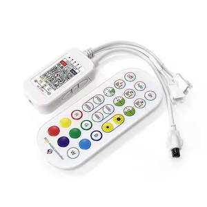 Ws2812b cho Bluetooth điều khiển địa chỉ <span class=keywords><strong>RGB</strong></span> Giấc Mơ Màu LED Strip ánh sáng 24-Key IR từ xa điều khiển âm nhạc 12V 6A đầu ra - Product Image 2