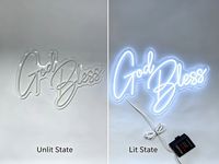Enseigne néon LED personnalisée avec texte, lettres LED néon, enseigne néon LED avec mot personnalisé pour café, studio, église, art mural intérieur