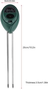 เซ็นเซอร์วัดความชื้นในดิน เครื่องวัดน้ำในดิน/เครื่องวัดค่า <span class=keywords><strong>pH</strong></span> ไฮโดรมิเตอร์วัดแสงสำหรับการเกษตร พืช ดอกไม้ สวน บ้าน สนามหญ้า ฟาร์ม ระดับมืออาชีพ - Product Image 6