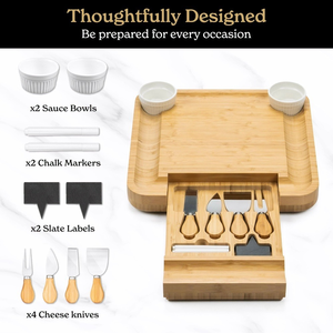 جودة عالية لوحة تشاركوتري هدايا تدفئة خيزران-هدية دش الزفاف لعيد الأم - Product Image 4