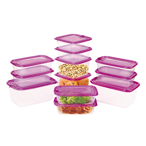 2025 Cookware sets BPA miễn phí sản phẩm gia dụng sinh thái thân thiện sử dụng không khí miễn phí nhựa thực phẩm lưu trữ container cho nhà bếp có nắp đậy - Product Image 1