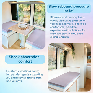 Hypoallergenic RV Mattress Breathable <strong>Foam</strong> Camper Bed Formaldehyde-<strong>Free</strong> Suitable for All Ages for Motorhome Trailer Anti - Product Image 4