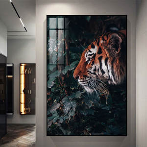 <span class=keywords><strong>Tigre</strong></span> León pared arte colgante pintura sala <span class=keywords><strong>de</strong></span> estar Fondo pared decoración <span class=keywords><strong>Tigre</strong></span> salvaje <span class=keywords><strong>blanco</strong></span> y negro animal mural pintura - Product Image 2
