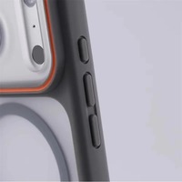 Étui de téléphone magnétique avec coque de protection effet peau pour iPhone 18 ProMax Transparent Mat 17 Tout inclus 15 Étui de protection