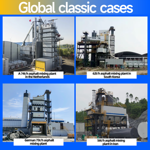 Planta mezcladora de asfalto integrada 320 t/h Planta de camión de asfalto de mezcla estacionaria por lotes Mezcladoras de asfalto de planta de betún ampliamente utilizadas para <span class=keywords><strong>sal</strong></span> - Product Image 5