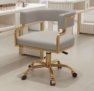 Chaise de salon de manucure au design moderne, table de manucure en acier inoxydable, mobilier de spa pour cils, style pour salons de beauté - Product Image 3