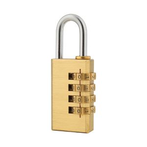 Factory Direct Hot Sale All Copper Four-Digit <strong>Code</strong> <strong>Lock</strong> Durable Digital <strong>Code</strong> <strong>Lock</strong> for Luggage Key Unlock Way Full Specifications - Product Image 1