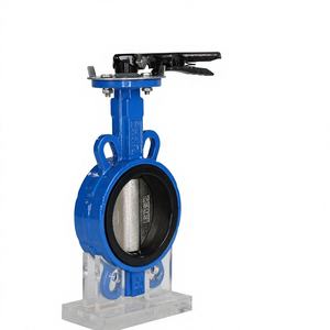 DN50 à DN 1000 <span class=keywords><strong>Disque</strong></span> en fonte ductile 304 316 Casting Soft Seal Chine Fournisseur Lug 8In Manuel Handle Wafer Butterfly Valve - Product Image 3
