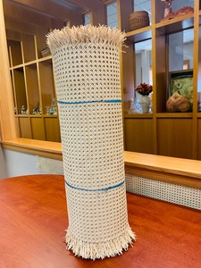 Anyaman rotan buatan tangan berkualitas baik gulungan jaring rotan tidak beracun anyaman rotan alami untuk lemari rotan rotan anyaman bunga - Product Image 5