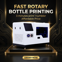 Imprimante UV Cylindrique Rotative Haute Vitesse 360° avec Tête d'Impression F1080 - Téléchargement Mobile & Scan QR Intelligent