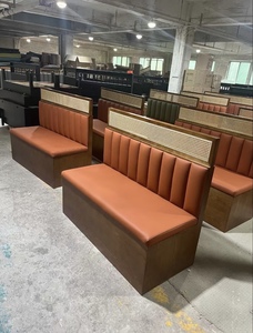 ชุดที่นั่งโซฟาสำหรับรับประทานอาหารแบบยาว<span class=keywords><strong>ราคา</strong></span><span class=keywords><strong>ถูก</strong></span>ทนทานสำหรับร้านอาหารโรงแรมบาร์คาเฟ่ร้านอาหารร้านอาหารร้านอาหารร้านอาหารร้านอาหารฟาสต์ฟู้ดคลับไนท์คลับ - Product Image 2
