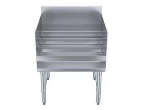 Stainless Steel Four-Tier Liquor Display Rack, Fully Welded Bar Bottle Shelf with Adjustable Legs for Commercial Bar Use - Product Image 2
