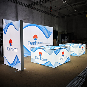 Trade Show Booth <strong>Display</strong> with Aluminum <strong>Frame</strong> LED Backdrop Wall Advertising Light Box for Exhibition <strong>Display</strong> - Product Image 1