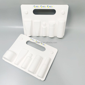 Vassoio per Cosmetici Biodegradabile in Polpa di Bagassa con Logo Personalizzato, Ecologico, Dimensioni e Colore Personalizzabili - Product Image 1