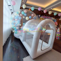 Tente gonflable extérieure transparente de maison de rebond de bulle de 10ft de dôme d'igloo en cristal clair de partie d'enfants commerciaux pour des enfants