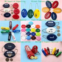 Fabricant OEM de porte-monnaie en PVC, vente en gros, Japon, Corée du Sud, mini portefeuille en caoutchouc souple, porte-monnaie en PVC personnalisé, mignon, dessin animé