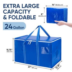 Heavy Duty Extra Large Moving Bags,58 Gallon Jumbo Packing Bags,Huge Moving Storage Bags with Strong Zippers & Carrying Handles - Product Image 5