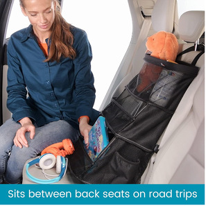 Auto-Sitznetz-Organizer: Anti-Rutsch-Taschenhalter für Handtaschen, Flaschen und Alltagsutensilien – Aufbewahrungstasche für Beifahrer- und Rücksitz - Product Image 3