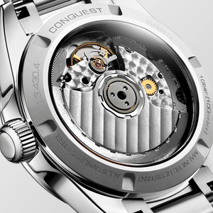 Reloj mecánico automático para hombre, esfera verde con efecto rayos de sol, marcadores de diamantes, correa de acero inoxidable, ventana de fecha, reloj de pulsera deportivo Longinesin - Product Image 5