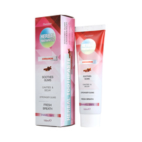 Dentifrice Herbal Apaisant pour les Gencives, Prix Usine, Personnalisation du LOGO Prise en Charge