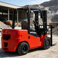 Chariot élévateur diesel 2T 3T neuf avec hauteur de mât de 3000 mm à 4500 mm pour un chargement et un déchargement efficaces en entrepôt et en usine