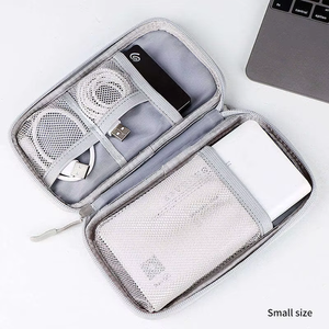 Organizzatore Portatile Impermeabile in Nylon Durevole per Cavi e Dispositivi, Custodia per <span class=keywords><strong>iPhone</strong></span> 16 Pro <span class=keywords><strong>Max</strong></span> con Archiviazione Ecologica - Product Image 3