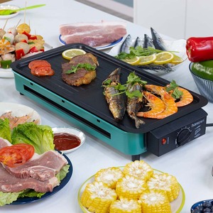 Plancha Eléctrica para Asar Brochetas y Carne, Horno Eléctrico para Barbacoa, Apta para Uso Doméstico y Sin Humo - Product Image 2