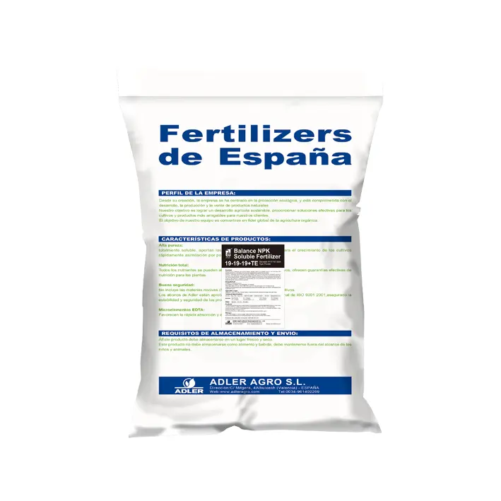 ROSIA Todos los fertilizantes orgánicos de plantas NPK Fertilizante compuesto orgánico de alta utilización Fertilizante NPK soluble de elementos completos