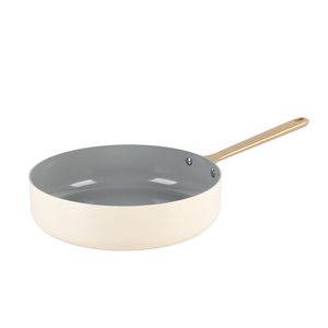 Sartén profunda de aleación de aluminio con cubierta de vidrio <span class=keywords><strong>Wok</strong></span> de cocina casera antiadherente <span class=keywords><strong>para</strong></span> cocina de inducción - Product Image 3