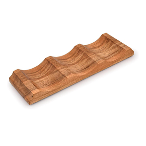 Casiers à vin de table Armoire de comptoir en bois d'acacia Porte-vin Étagère de <span class=keywords><strong>rangement</strong></span> du vin pour bar de cuisine, garde-manger, <span class=keywords><strong>cave</strong></span> à vin - Product Image 3