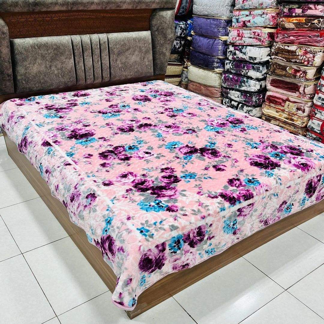 Wholesale Heavy Faux Mink Blanket Single-Ply King Size Thick