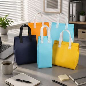 Aluminum Foil Lined Non Woven Insulated Thermal <b>Bag</b> with Zipper Custom Reusable Portable Food Cooler <b>Bag</b> Bulk - Product Image 1