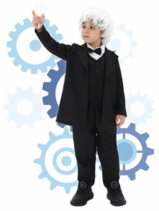 Costume d'inventeur <span class=keywords><strong>Thomas</strong></span> Edison pour enfants, unisexe, 100% polyester, tenue de personnage historique pour jeu de rôle, spectacle scolaire, semaine du livre, performance sur scène - Product Image 5