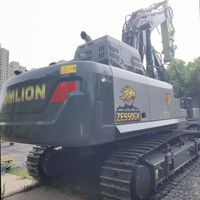 Excavator hidrolik spesialis pertambangan berat ODM ZE550GK 53,5T dengan mesin Cummins X12 343kW, motor hidrolik Kawasaki, dan kontrol E-COT untuk pertambangan.